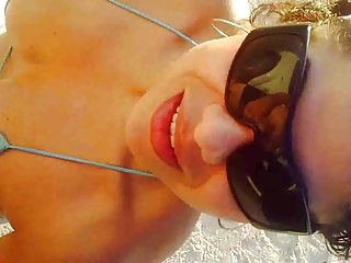 Rusijos porno video, ne statybų aikštelėje, mėgėjų blowjob paplūdimyje